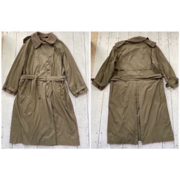 Vintage Burberry removable collar trench coat - Picture 2 of 6